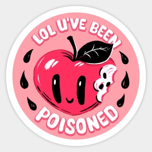 Poison Apple Sticker